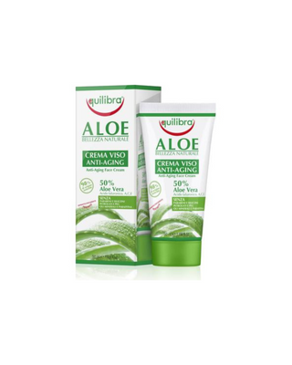 Equilibra Anti-Aging Aloe Vera Gesichtscreme mit Vitamin A, C & E Komplex - 1