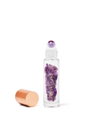 Ölflasche mit Kristallen – Crystallove Amethyst - 1
