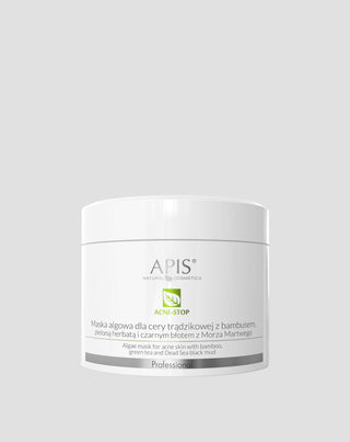Algenmaske Acne-Stop für zu Akne neigende Haut mit Bambus, grünem Tee und schwarzem Schlamm aus dem Toten Meer Apis - 1