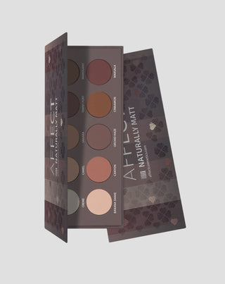 Natürlich Matt gepresste Lidschatten Palette Affekt professionelle Kosmetik - 1