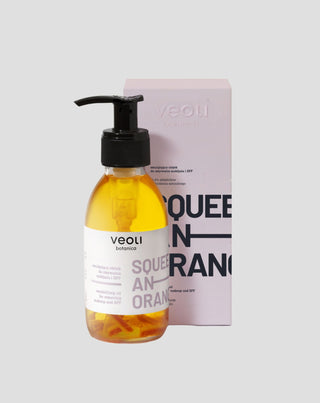 Emulgierendes Reinigungsöl zum Entfernen von Make-up und SPF squeeze an orange Veoli Botanica - 1