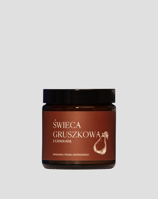 Natürliche Rübenwachskerze mit dem Birnenduft der Mglife-Schokolade - 1