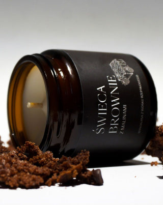 Vegane Rübenkerze mit Brownie- und Himbeerduft 120 ml MgLife - 2