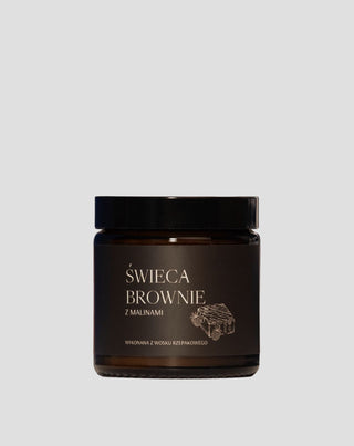 Vegane Rübenkerze mit Brownie- und Himbeerduft 120 ml MgLife - 1