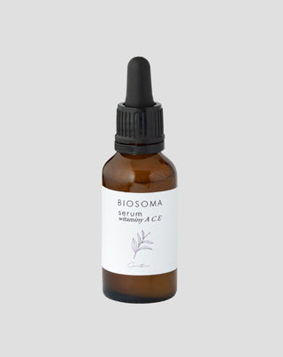 Vitamin ACE Gesichtsserum, das die pflegende und glättende Biosoma-Farbe ausgleicht - 1