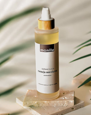 Erfrischende mizellare Essenz zum Abschminken, zur Linderung von Irritationen mit D-Panthenol Manilu - 2