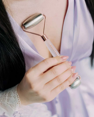 Gesichtsmassage-Set aus Edelstahl – Cryo Ice Beauty Set Crystallove Hydrotherapie - 2