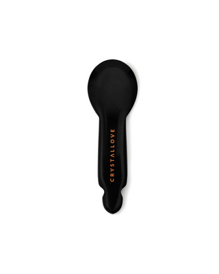 Gua Sha Augenmassagegerät aus schwarzem Obsidian – Gesichtsreflexion, Crystallove - 1