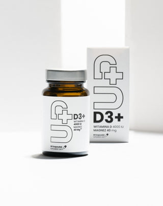 Nahrungsergänzungsmittel Up D3+ Vitamin D3 in Kombination mit Magnesium UP Health Pharma 60 Kapseln