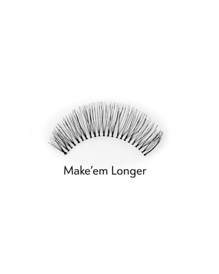 Künstliche 2d-Wimpern für mehrere Anwendungen für einen natürlichen Effekt Make'em Longer Bamm!Lashes - 2