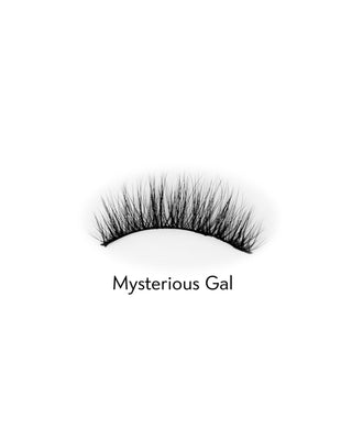 Falsche Wimpern auf dem 2D-Streifen für den mehrfachen Gebrauch Misterious Gal Bamm!Lashes - 2