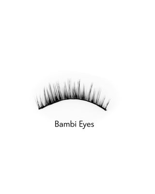 Falsche Wimpern auf dem 2D-Streifen für den mehrfachen Gebrauch, weiche und leichte Bambi Eyes Bamm!Lashes - 2