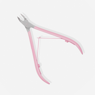 Professionelle 5mm Nagelhautschere mit Satin Pink You Beauty Griff - 2