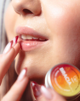 Fruchtiges Sorbet für trockene und spröde Lippen Kirsche Mango und Mandarine Bracia Mydlarze_3 - 3