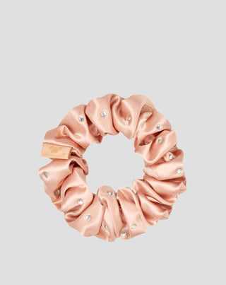 Seidenhaarband mit Kristallen – rose gold Crystallove_3 - 3