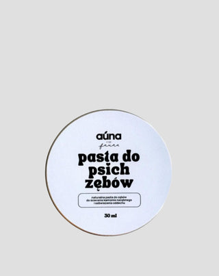 Kokos-Banane Hundezahnpasta neutralisiert Gerüche und entfernt Zahnstein Auna For Fauna 30 ml - 1