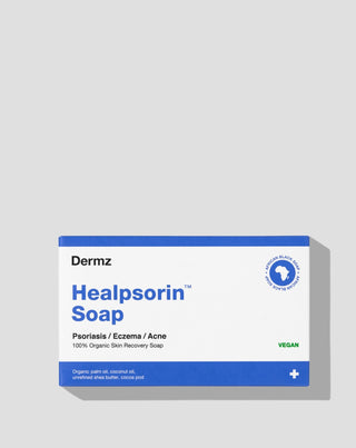 Afrikanische schwarze Seife gegen Akne, Psoriasis und Ekzeme Healpsorin Dermz - 1