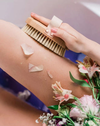 Bambus-Agaven-Bürste für die trockene Crystallove-Körpermassage - 2