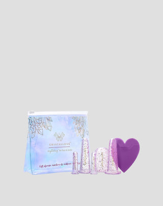 Silikonische Schröpfgläser für Gesicht- und Körpermassage zur Unterstützung der Entgiftung Crystallove - 1