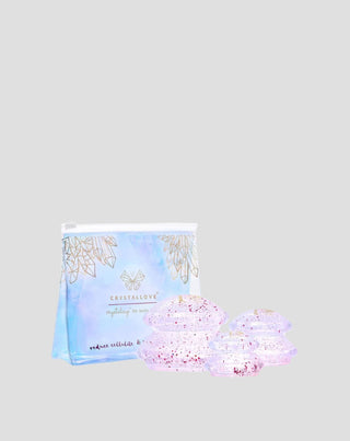 Silikon-Bausteine crystalcup zur Körpermassage mit Glitzer Crystallove - 1