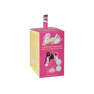 Wendbare Barbie Haar Turban Doppelseitige Haarwickel Sport&Satin Pink Panther Glov - 2