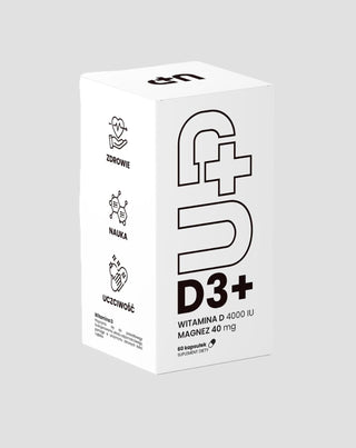 Nahrungsergänzungsmittel Up D3+ Vitamin D3 in Kombination mit Magnesium UP Health Pharma 60 Kapseln