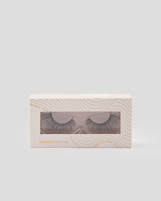 Künstliche Wimpern auf 2d Streifen für mehrfachen Gebrauch sehr weich Go Bold Bamm!Lashes - 1