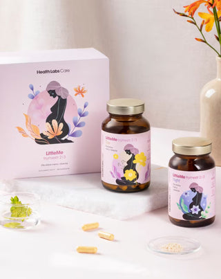 Nahrungsergänzungsmittel zur Unterstützung der richtigen Entwicklung der Schwangerschaft LittleMe trimmen 2 und 3 Health Labs Care - 3