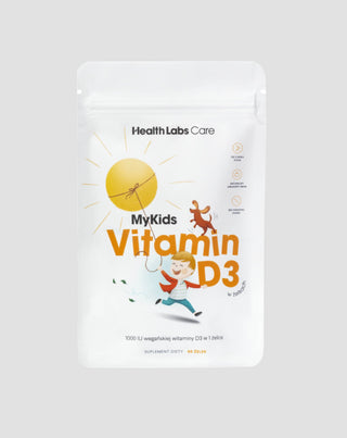 Veganes Vitamin D für Kinder MyKids Vitamin D3 in Health Labs Care Gummies 60 Stück - 1
