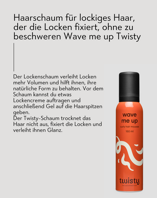 Wave me up Twisty Lockenfixiermousse ohne die Locken zu beschweren Twisty - 3