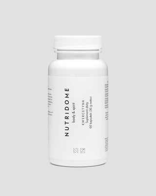 Kwercetyna 980 mg/dzień w kapsułkach dla antyoksydacji i łagodzenia stanów zapalnych Nutridome 60 szt_1 - 1