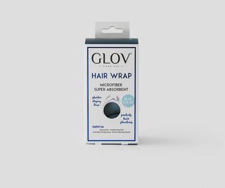 Weißer Haarturban verkürzt die Trocknungszeit für alle Haartypen Hair Wrap Glov - 2