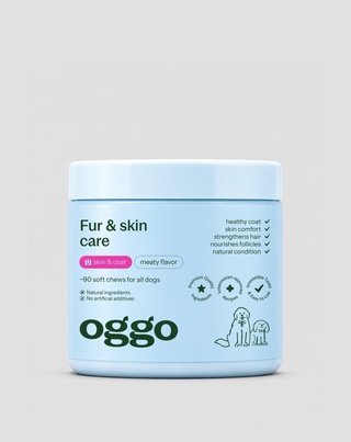 Nahrungsergänzung für Fell und Haut beim Hund Fur & Skin Oggo 180 g - 1