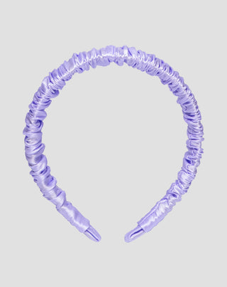 Seidenhaarband aus 100% Naturseide, flieder Twisty - 1