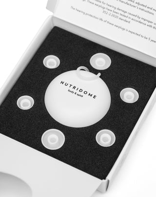 Ohrstöpsel schalldämpfende Stöpsel Satz von vier Größen Nutridome_4 - 4
