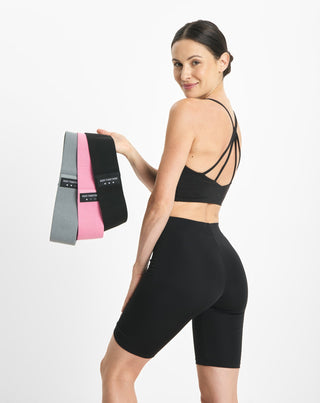 Body Functions kurze Widerstandsbänder für Fitness 76 cm Satz von 3. - 2