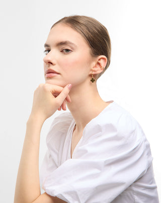 Satz Ohrringe aus vergoldetem Edelstahl Mys_2 - 4