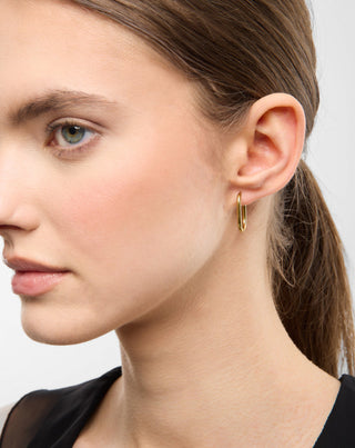 Mys_2 Ohrring-Set aus vergoldetem Edelstahl mit Lapislazuli - 3