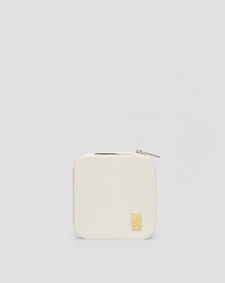 Kleines Schmuckkästchen mit Fächern, Rollen und Haken, cremefarben Mys - 1