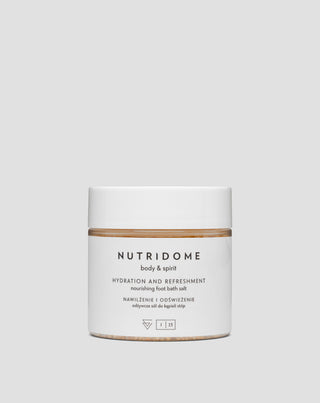 Nutridome Fußbadesalz mit 45% Harnstoff und Eukalyptus - 1