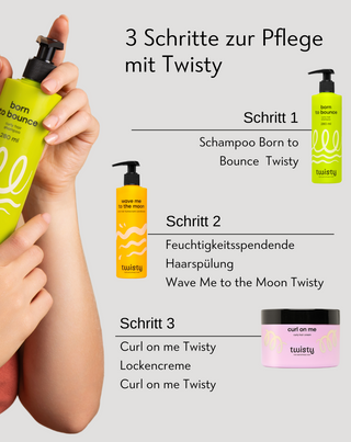 Ein Kosmetikset zur Pflege und zum Stylen von lockigem und welligem Haar Twisty - 3