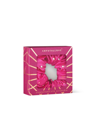Haarbänder aus Seide mit Kristallen – pink Crystallove - 4
