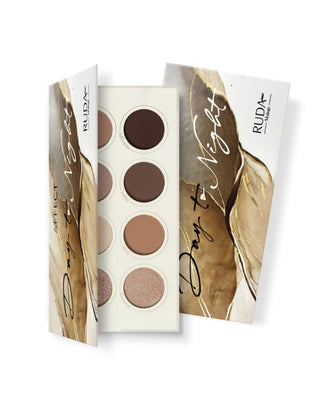 Lidschattenpalette für Tag und Nacht in Nude-Tönen - 3