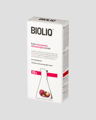 Anti-Falten-Nachtcreme baut 35+ Bioliq intensiv auf