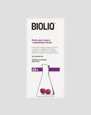 Straffende und glättende Nachtcreme 45+ Bioliq
