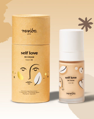 Natürliche und umweltfreundliche BB Self Love Gesichtscreme in Hellbeige 30 ml Resibo