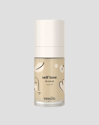 Natürliche und umweltfreundliche BB Self Love Gesichtscreme in Hellbeige 30 ml Resibo