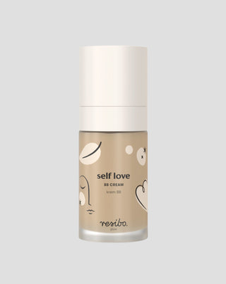 Natürliche und umweltfreundliche BB Self Love Gesichtscreme in naturbeige 30 ml Resibo