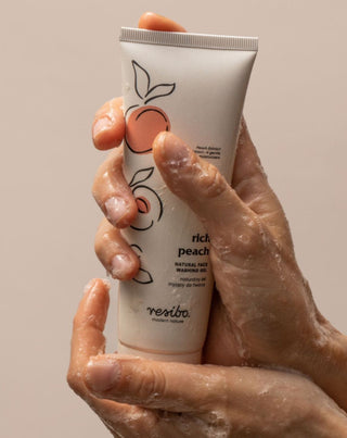 Reichhaltiger Pfirsich natürliches Gesichtsreinigungsgel mit Pfirsichextrakt 125 ml Resibo