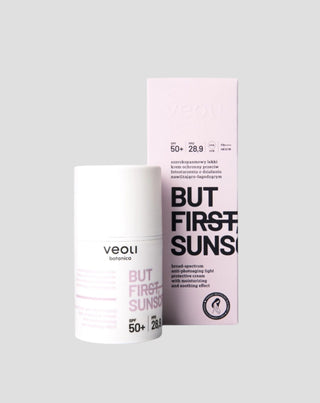 Leichte Anti-Photo-Ageing-Creme Aber zuerst Sonnenschutzmittel SPF 50+ Veoli Botanica - 1